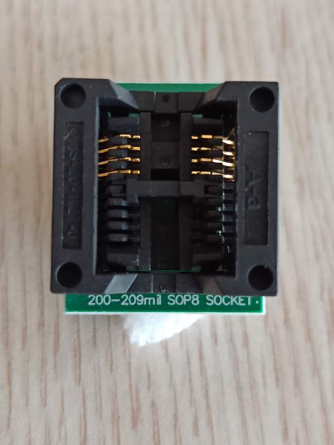 SOIC8 SOP8 200-209mil Geniş 200mil Adaptör Bios TL866A vb. için